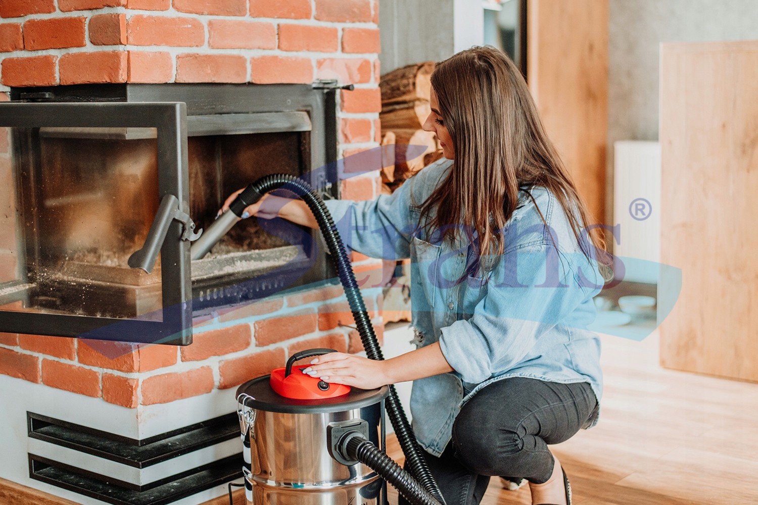 Industrial Bagless Vacuum Cleaner For Fireplace Ash And Dry